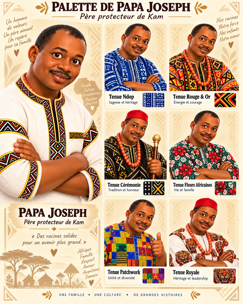 Palette du personnage Papa Joseph