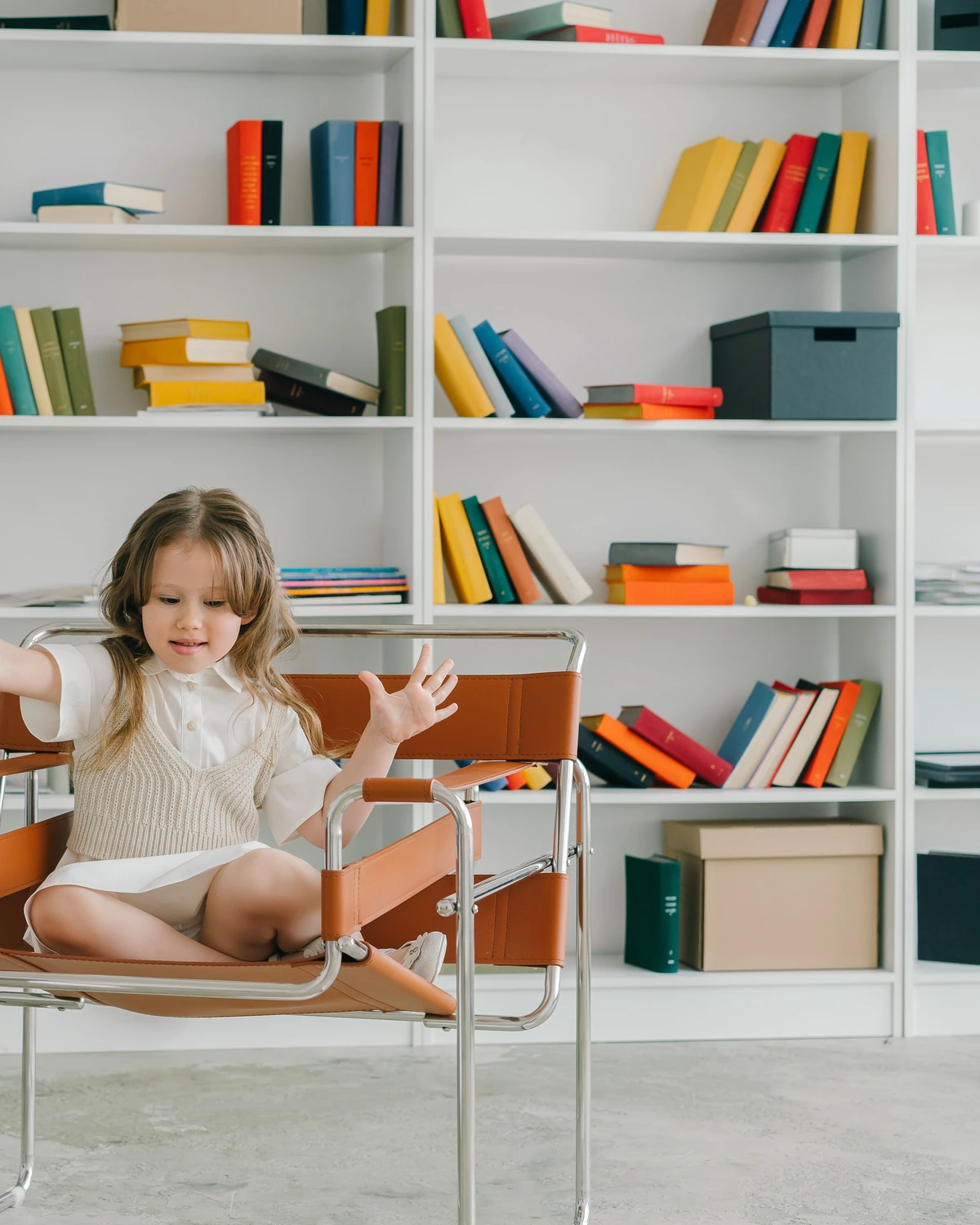 Lecture dans un fauteuil